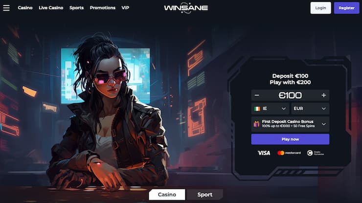 An image of the main screen from BetUS, a popular option among Irish betting sites.